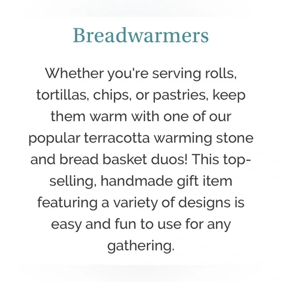 *NIB* Serrv International Fair Fields Breadwarmer - Picture 3 of 7